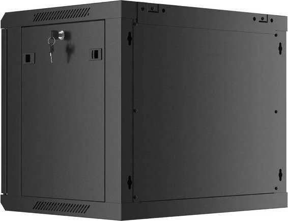 Lanberg pakabinama spintelė 19" 9U 600X450 juoda perforuotos durys