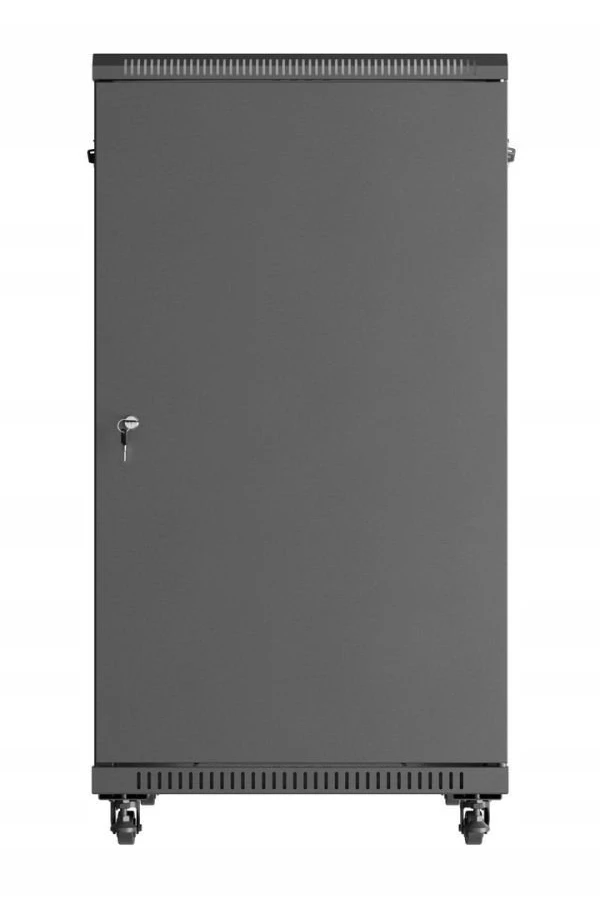 Ant grindų pastatoma stelažo tipo serverio spintelė - 19 colių 22U 600x1000mm - juoda - perforuotos durys.- Lanberg FF01-6022-23B