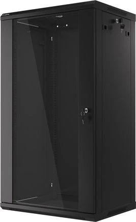 LANBERG WF01-6422-10B sieninis stovas 19 colių išmontuojamas plokščias paketas 22U/600x450mm juodas