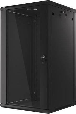 LANBERG WF01-6622-10B sieninis stovas 19 colių išmontuojamas plokščias paketas 22U/600x600mm juodas