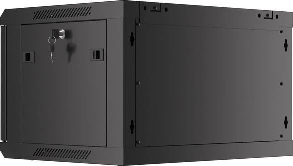 LANBERG WF01-6406-10B sieninis stovas 19 colių išmontuojamas plokščias paketas 6U/600x450mm juodas