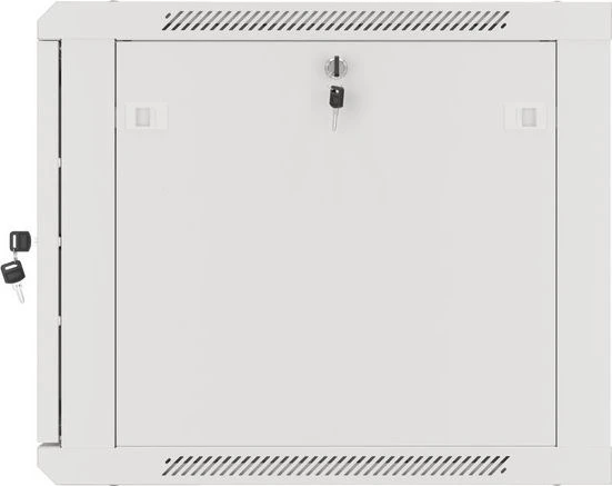 LANBERG sieninė spintelė 19 colių 9U 600x600 plieninės durys pilkas flat pack