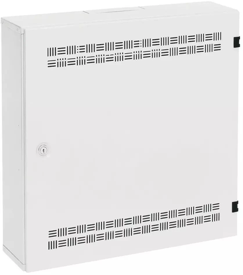 Spinta Solarix SOHO LC-18 skirstytuvas su 2U, 4U ir 11U juostelėmis 550x550x150mm balta RAL 9003 LC-18-55-15-W