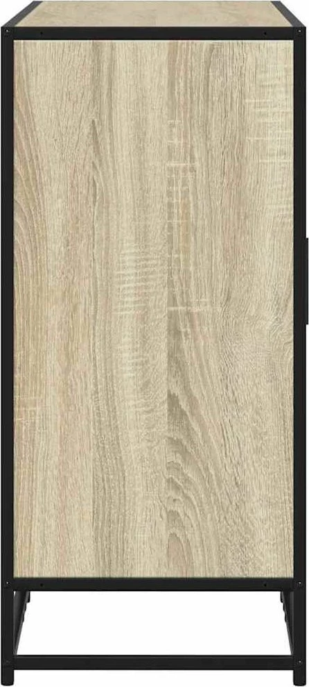 Šoninė spintelė, sonoma ąžuolo, 92x35x76cm, apdirbta mediena
