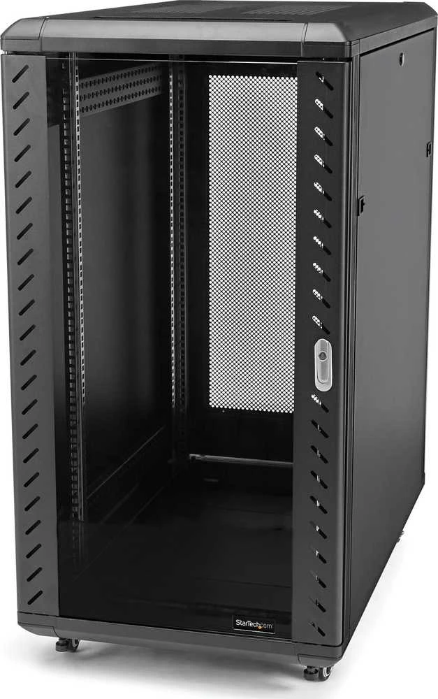 „StarTech“ 19 colių 22U pastatoma spintelė (RK2236BKF)