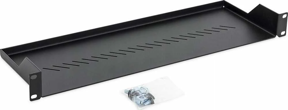 TRITON lentyna su perforacija 19", 1U/150mm, keliamoji galia 15kg, juoda