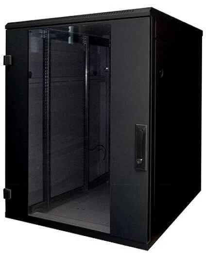 TRITON 19" stelažinė spintelė 18U/600x600, juoda
