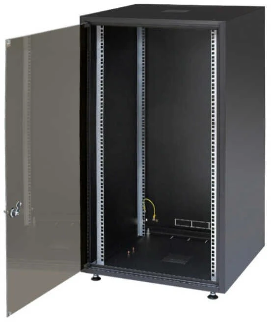 TRITON 19" stelažinė spintelė 18U/600x600, juoda