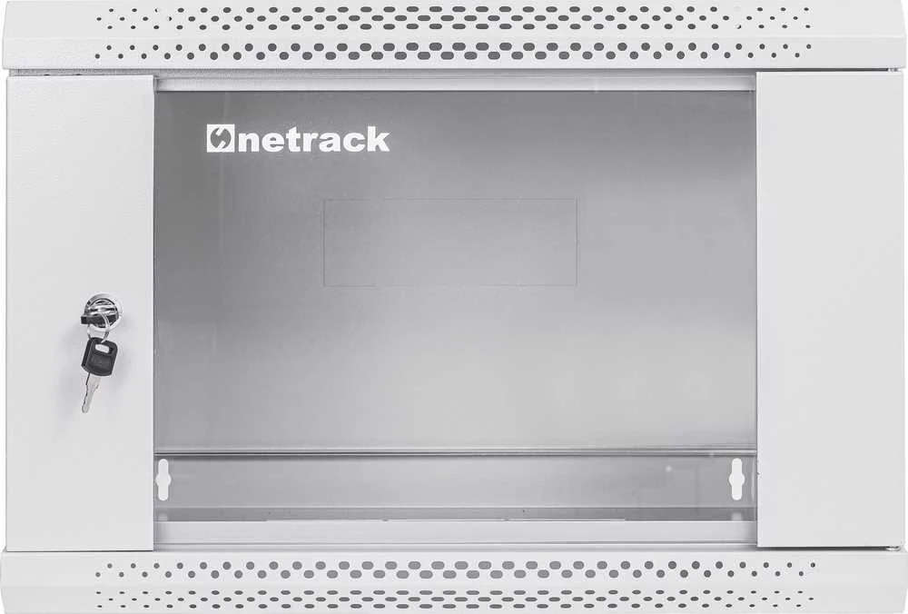 „NetRack“ spintelė, montuojama ant sienos, RACK spintelė, 19,6U, 400 mm, ECO-Line*, pilkos stiklinės durys