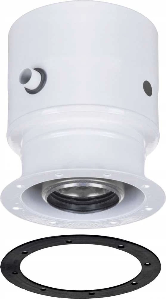 SpiroFlex 60/100-80/125 T adapteris baltas
