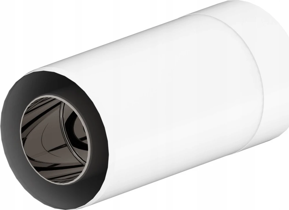 SpiroFlex 60/100 baltas dvisienis vamzdis - 0,25 m