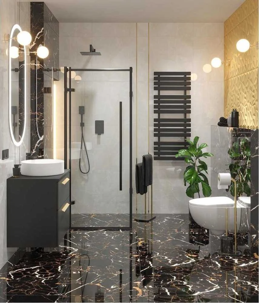 SpiroFlex 600 linijinis dušo nuvedimas AQUA STEEL LA su šlifuotu groteliu SZGM (S)