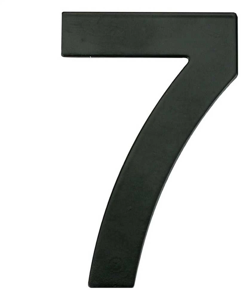 Haushalt Numeris "7", matinės juodos spalvos, 145 mm