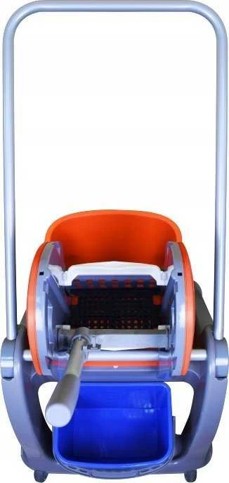 Splast TS-0001 Vieno kaušo vežimėlis 1x25l + JUICER oranžinė-mėlyna