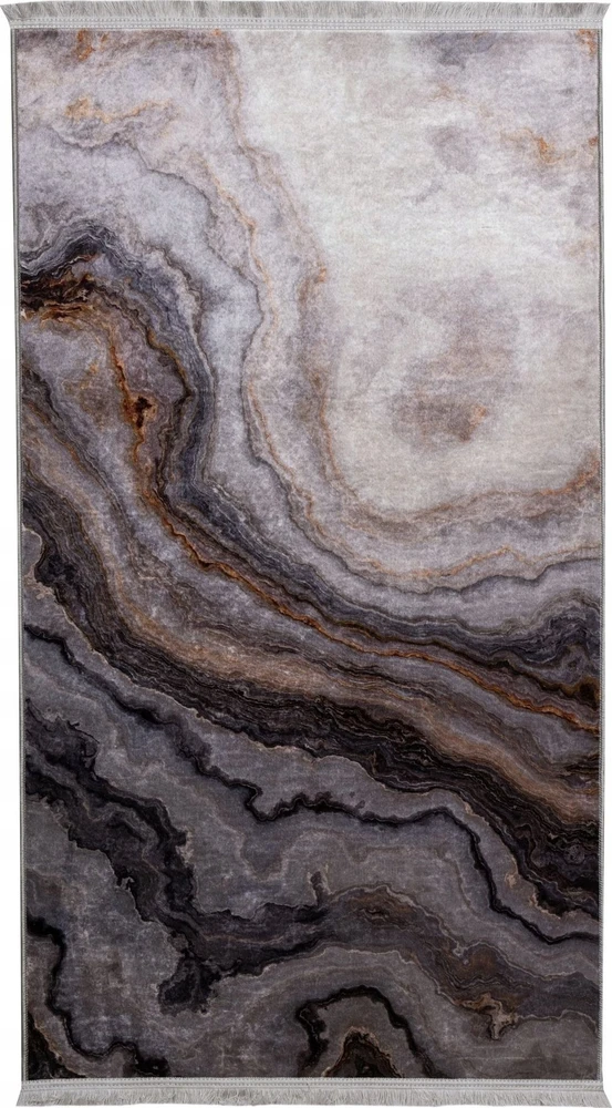 Kilimas Splendid AGAT Printed, pilkas, 140 cm x 80 cm