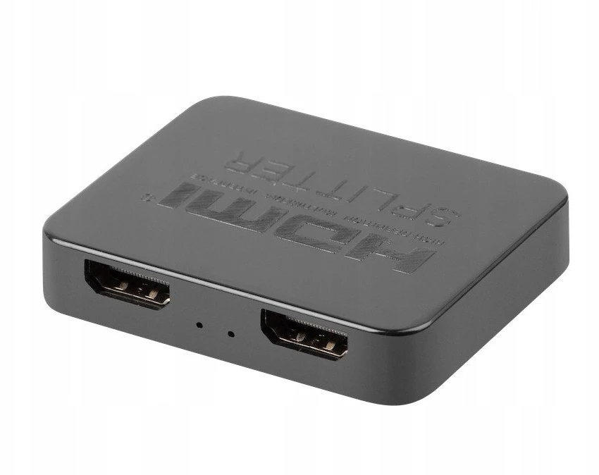 Lanberg vaizdo skirstytuvas iš HDMI į 2X HDMI 4K, USB-C prievadas, juodas | SPV-HDMI-1002