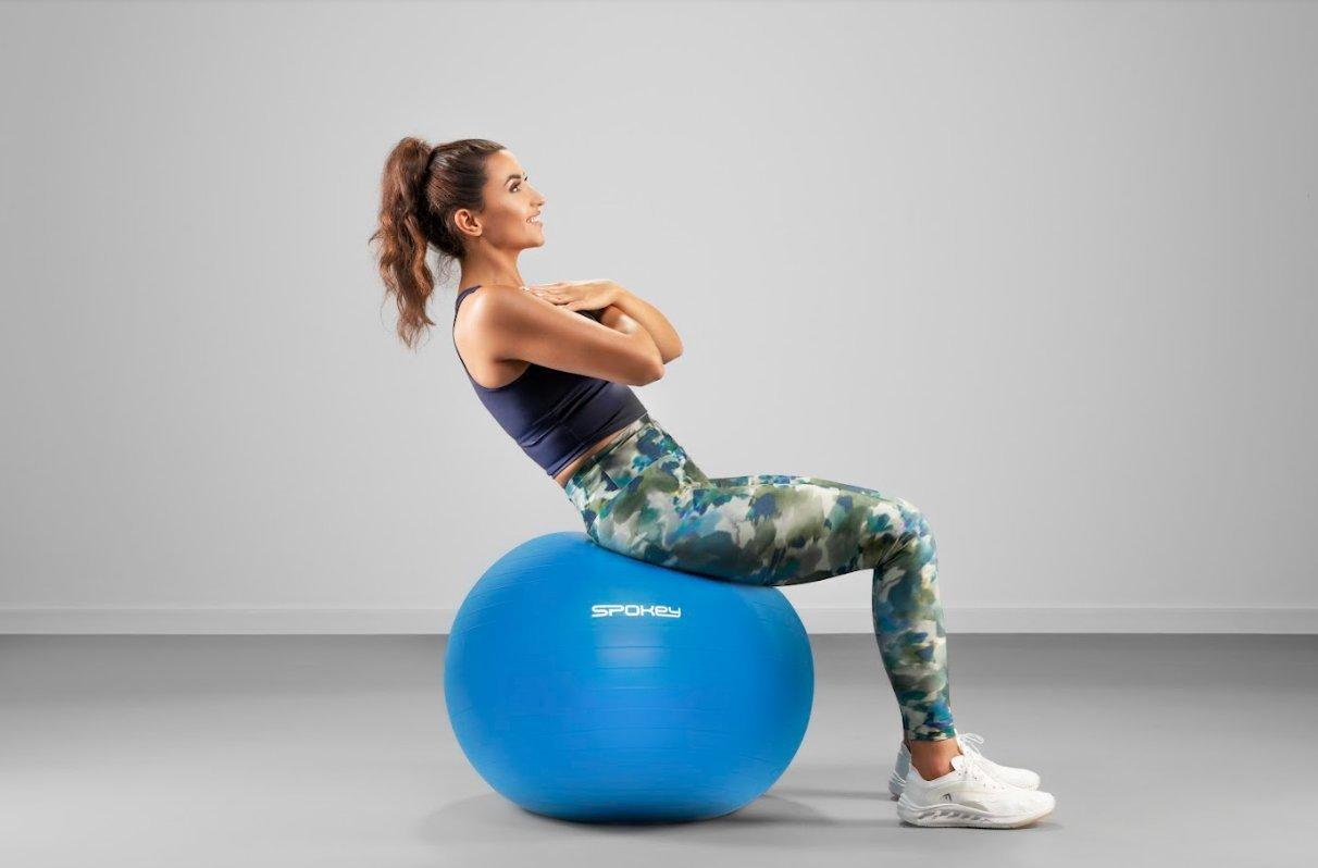 Spokey gimnastikos kamuolys Spokey Fitball 55 cm BL mėlynas 929871