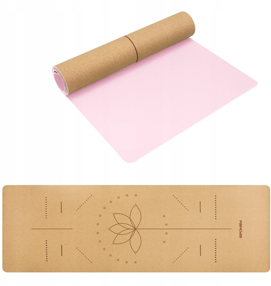 Kamštinis jogos kilimėlis Spokey SAVASANA