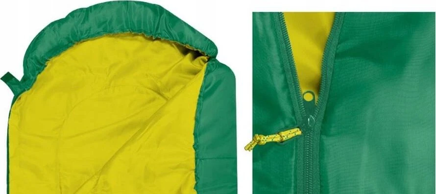 Pavasario–vasaros tipo miegmaišis 220x75 cm juodas Spokey MONSOON