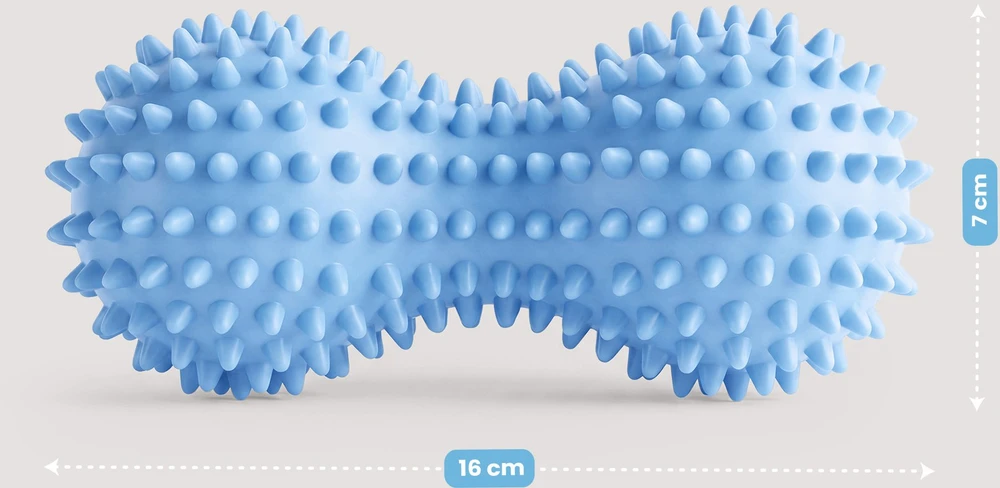 Double massage ball with nodules Spokey DOUBLE PIN