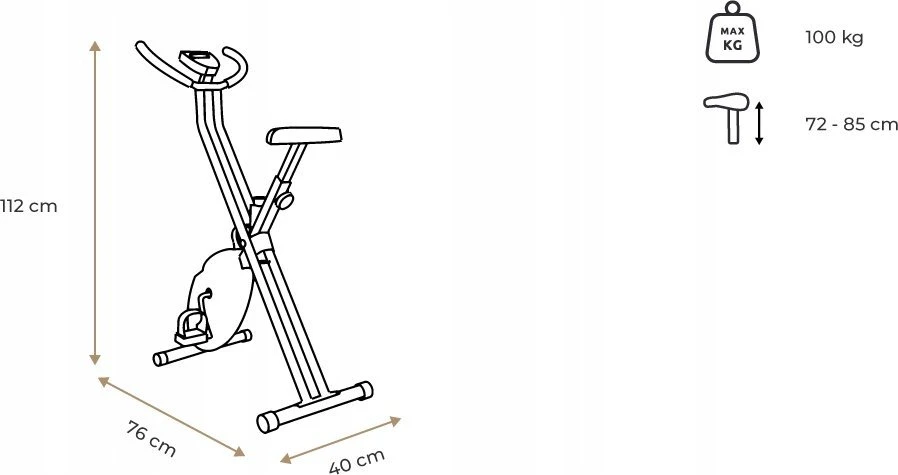 Dviratis treniruoklis Spokey XFIT
