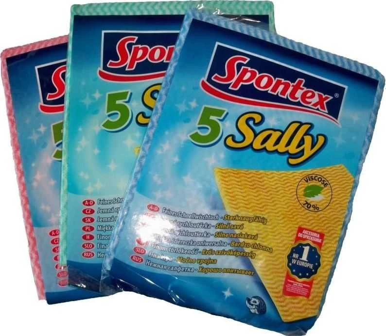 Universalios šluostės SPONTEX Sally, 330 x 520 mm, 5 vnt.