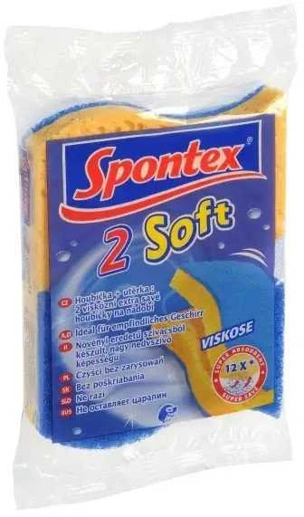 Kempinė valymui Soft Viscose Spontex 11X7X2.5cm 2vnt