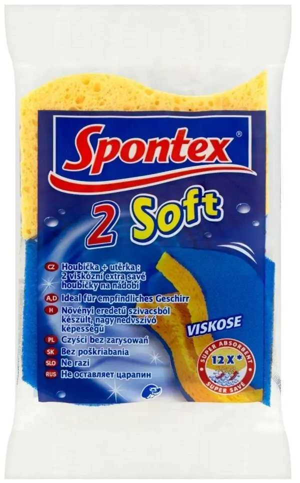 Kempinė valymui Soft Viscose Spontex 11X7X2.5cm 2vnt
