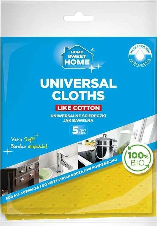 Home Sweet Home Like Cotton valymo šluostė 5 vnt. NAMAI MALTI NAMAI