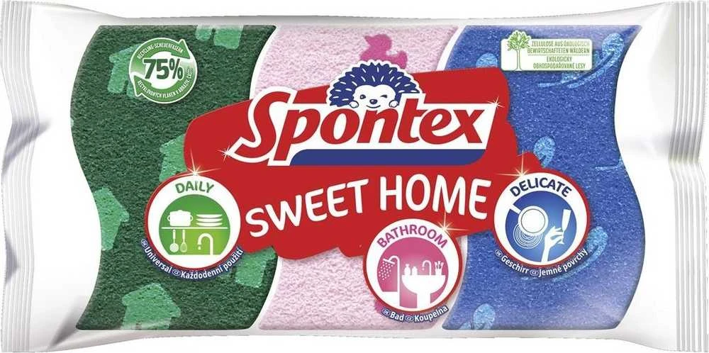 Kempinėlių rinkinys Spontex Sweet Home, 3 vnt.