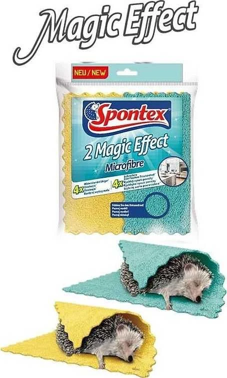 Spontex Šluostė mikropluošto Magic Effect 20.5x22cm, 2vnt