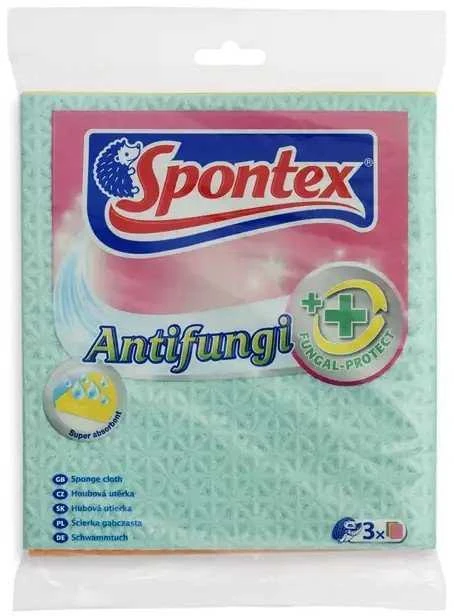 Antipelėsinės šluostės Spontex Antifungi, 3 vnt.