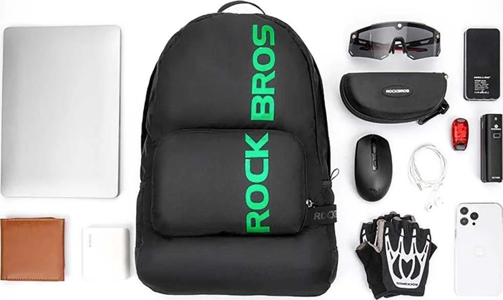 Rockbros H10-BK sports foldable backpack 18 l – juodas