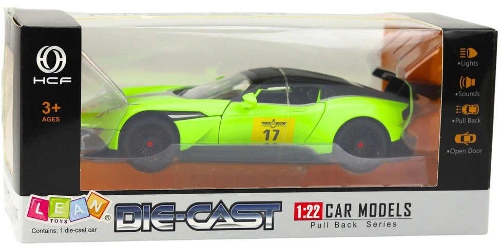 Lean Toys Sportinis automobilio modelis 1:22 su šviesomis ir garsais