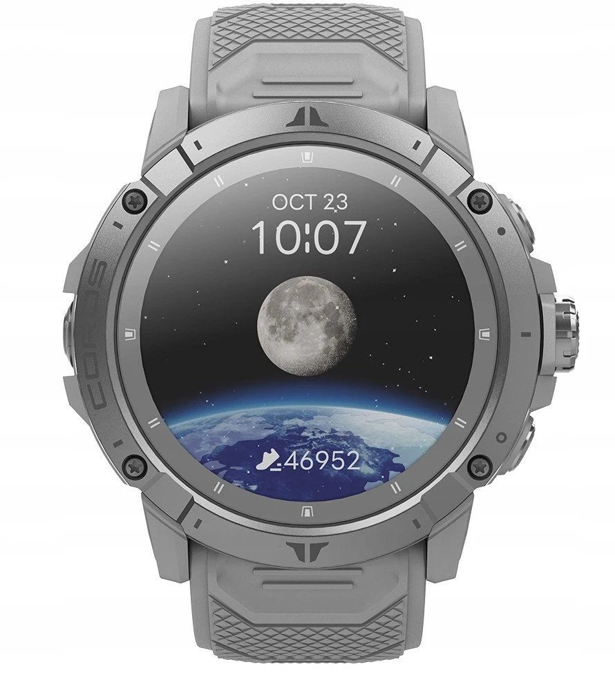 Išmanusis laikrodis Coros Watch Vertix 2S Moon, Pilkos spalvos
