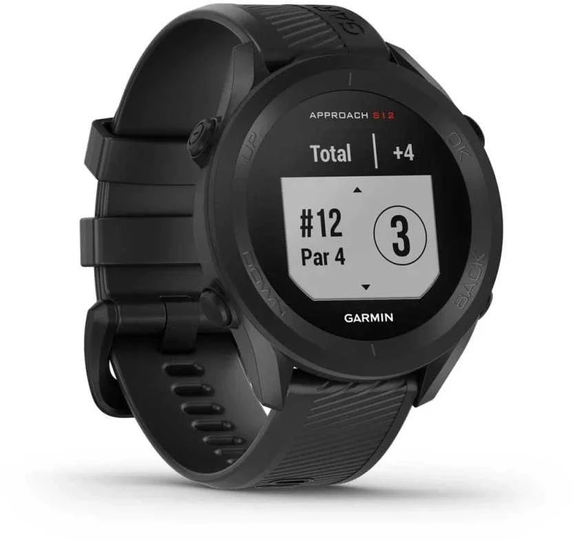 Išmanusis laikrodis Garmin Approach S12,  Juodas