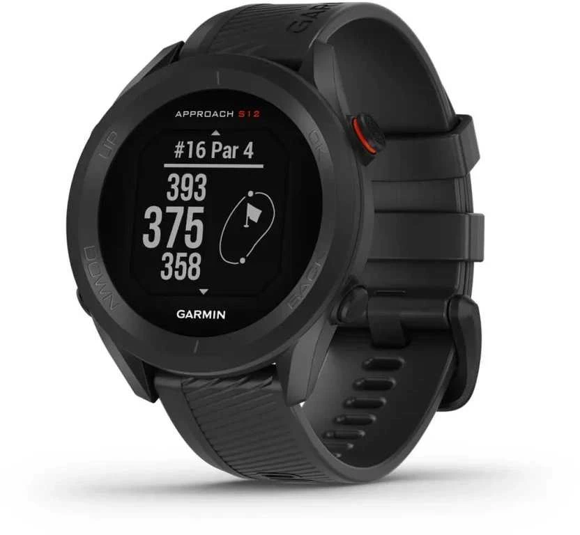 Išmanusis laikrodis Garmin Approach S12,  Juodas