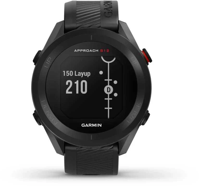 Išmanusis laikrodis Garmin Approach S12,  Juodas