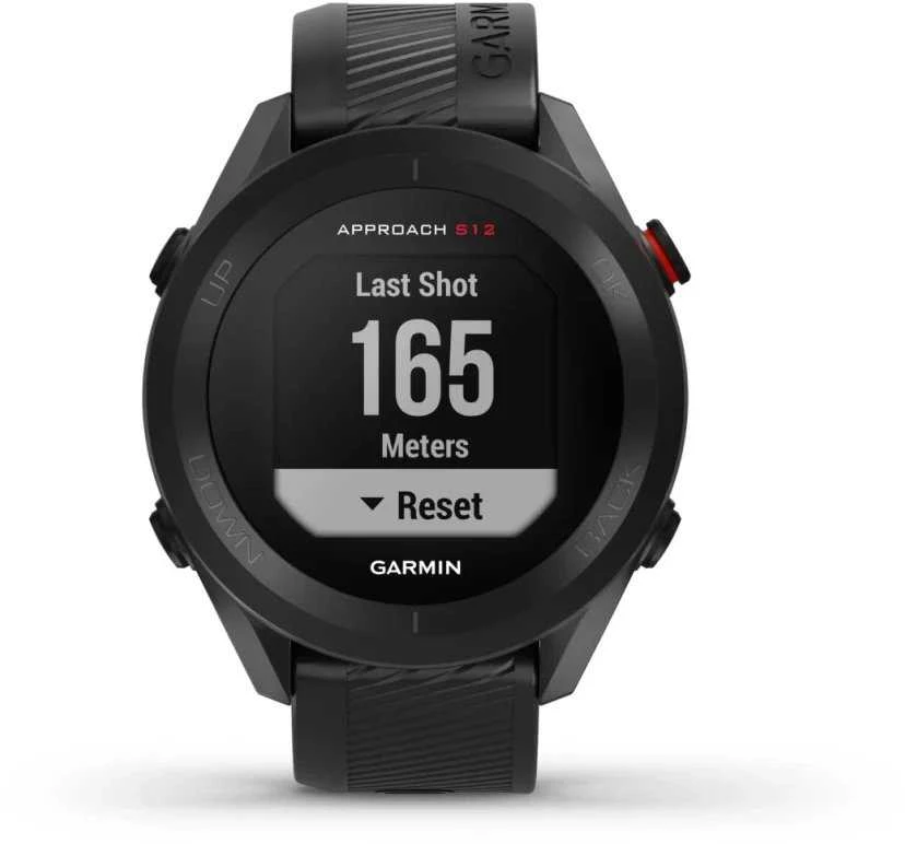 Išmanusis laikrodis Garmin Approach S12,  Juodas