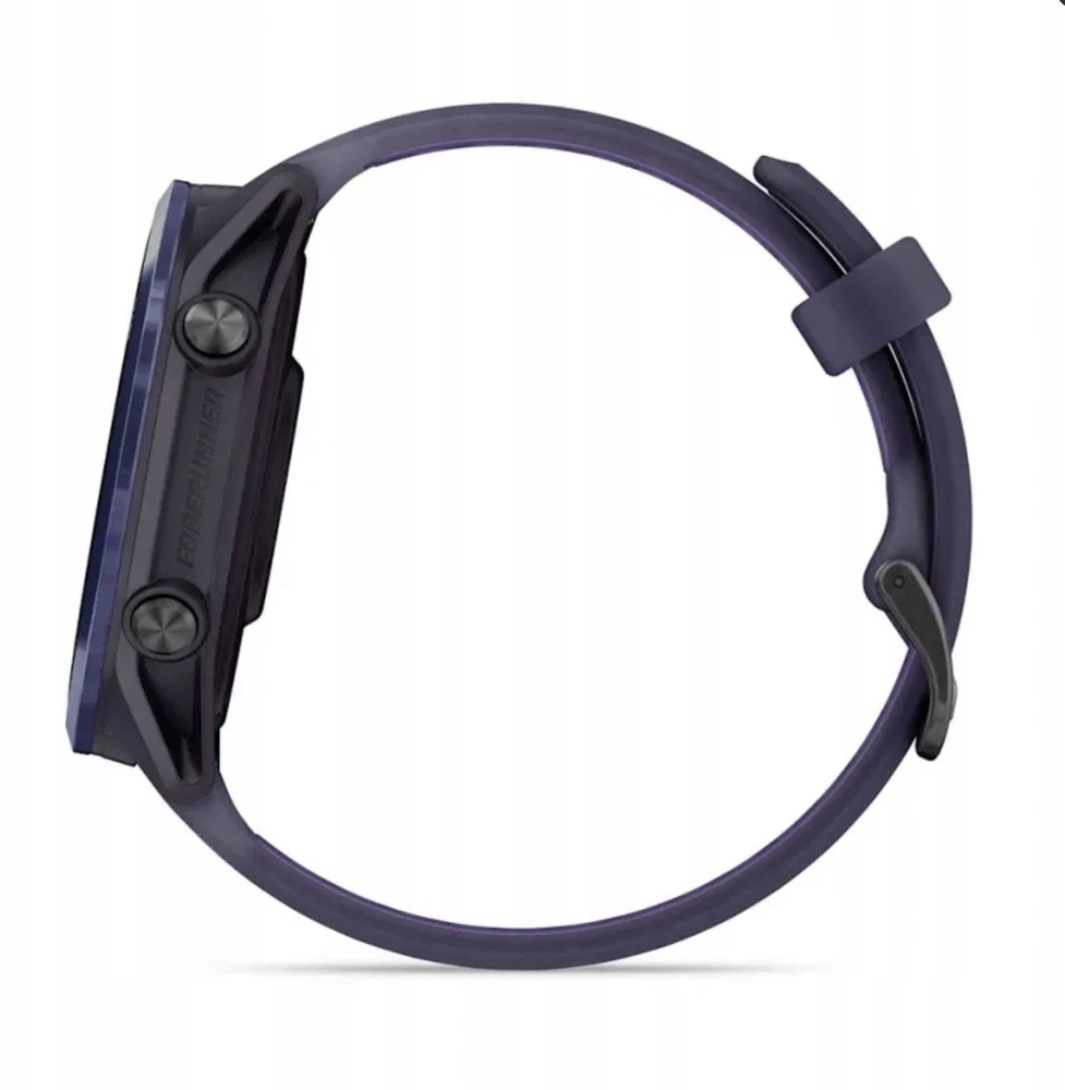 Išmanusis laikrodis Garmin  Forerunner® 570 - 47mm, Indigo spalvos aliuminis su permatomu imperinės rožinės / indigo spalvos dirželiu