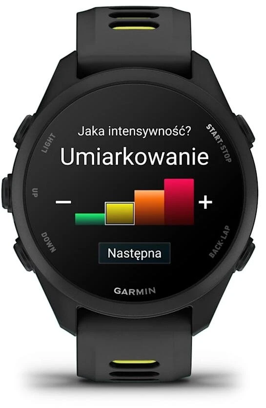 Išmanusis laikrodis Garmin Forerunner 170 Music, Juodas with Juodas/Amp Geltona Band