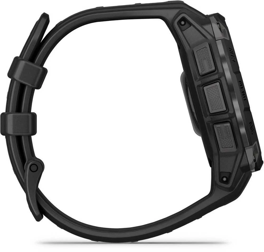 Išmanusis laikrodis Garmin Instinct 3 – 45 mm, AMOLED Juodas su juodu dirželiu