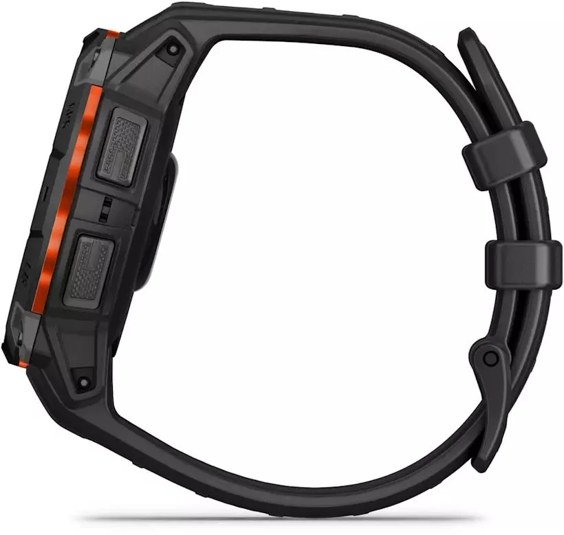 Išmanusis laikrodis Garmin Instinct 3 – 45 mm, Solar, Juodas su juodu dirželiu