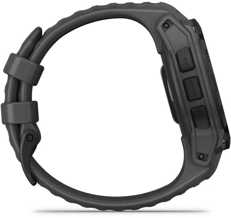 Išmanusis laikrodis Garmin Instinct E, 40 mm Juodas su anglies spalvos dirželiu