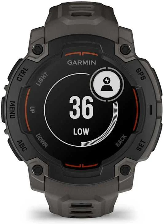 Išmanusis laikrodis Garmin Instinct E – 45 mm, Juodas with Charcoal Band