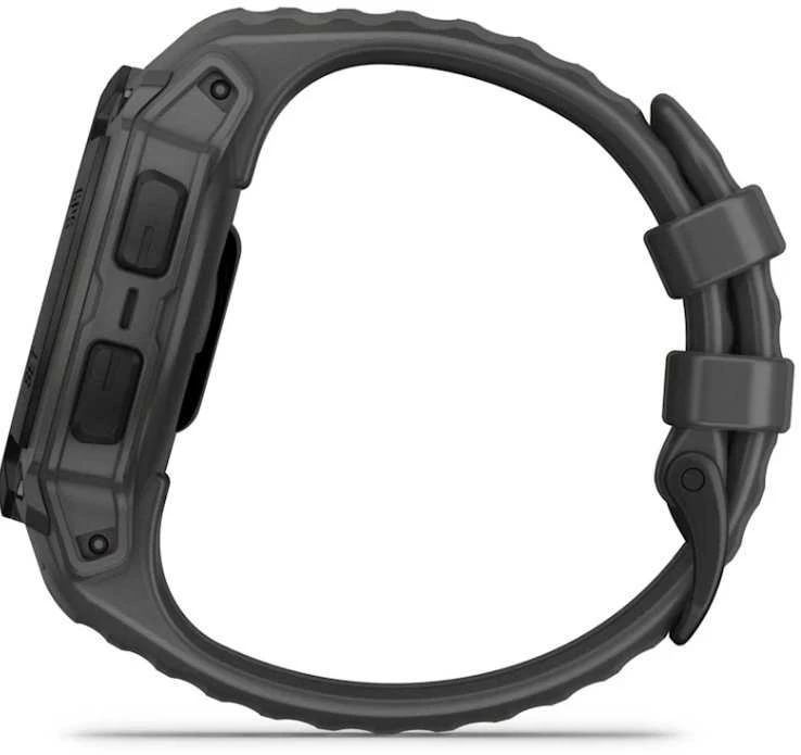 Išmanusis laikrodis Garmin Instinct E, 40 mm Juodas su anglies spalvos dirželiu