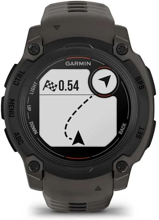 Išmanusis laikrodis Garmin Instinct E, 40 mm Juodas su anglies spalvos dirželiu