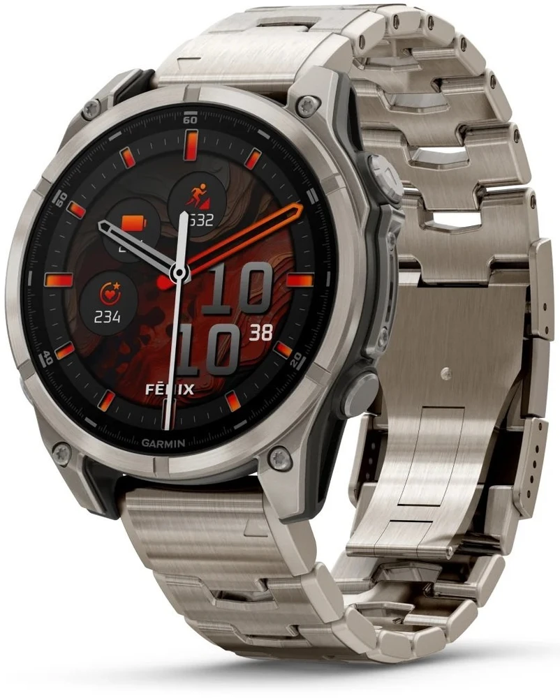 Išmanusis laikrodis Garmin Fenix 8 47MM Amoled GPS Titanium