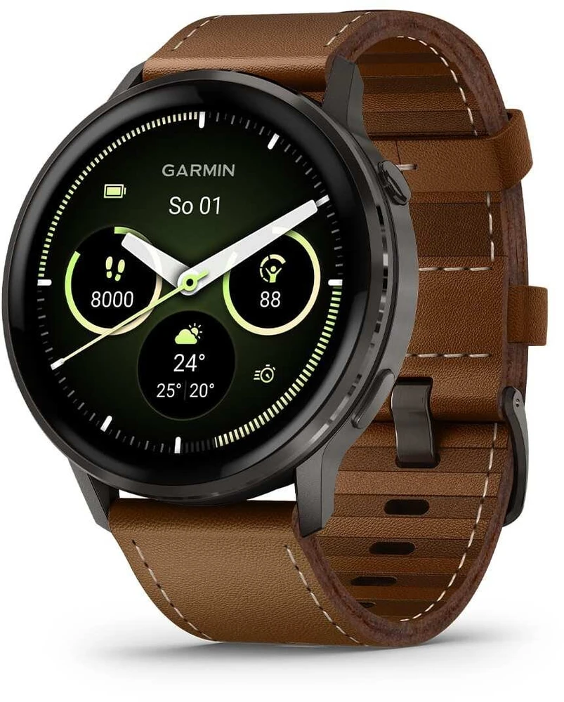 Išmanusis laikrodis - Garmin Venu 4 1.4" AMOLED 454x454 GPS Juodas