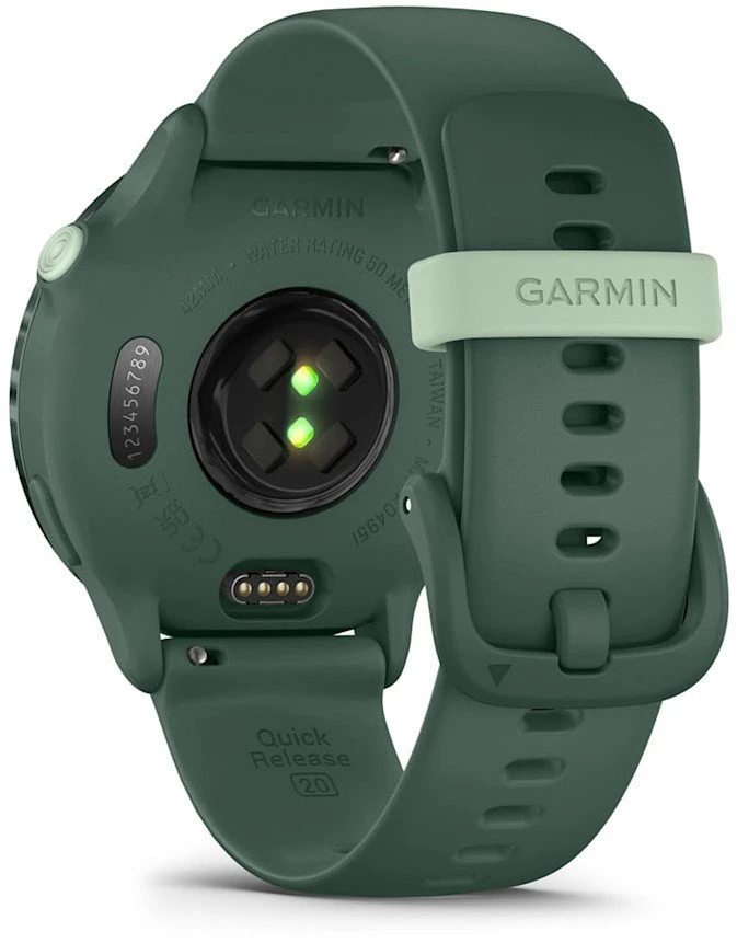 Išmanusis laikrodis Garmin vívoactive® 6, Metalinės jaspio spalvos su žaliojo jaspio spalvos dirželiu